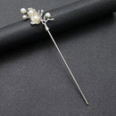 New Chinese Style Hanfu Headdress Imitation Pearl Plum Fringe Hairpin