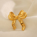 Bow Earrings Stud Women Fashion Jewellery Elegant Trendy Accessories Gift