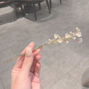 Pearl Flower Vine Hairpin Golden Chinese Style Bridal Hair Accessories