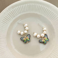 Chinese Butterfly Earrings Retro Jewelry Fashion Vintage Style Earrings