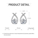 Teardrop Zircon Earrings