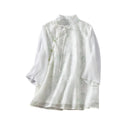 Traditional Chinese Oblique Lapel Blouse