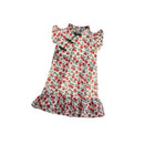 Girls' Summer Floral Cheongsam Dress