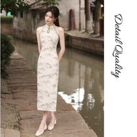 Women's Chinese Halter Neck Qipao