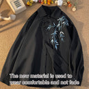 Chinese Bamboo Embroidery Shirt Mens Long Sleeve Jacket Spring Outerwear