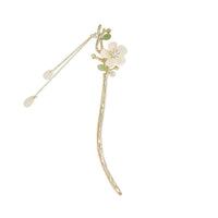 Chinese Style Flower Hairpin Fringe Headdress Hanfu Accessories Women