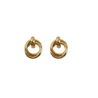 Simple Geometric Knot Earrings Fashion Jewelry for Women Elegant Accessories