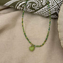 Colourful Pendant Necklace with Small Beads Fashion Jewellery for Women Girls