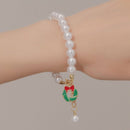 Faux Pearl Bracelet for Women Christmas Gift Adjustable Fashion Jewellery