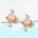 Pink Dainty Earrings