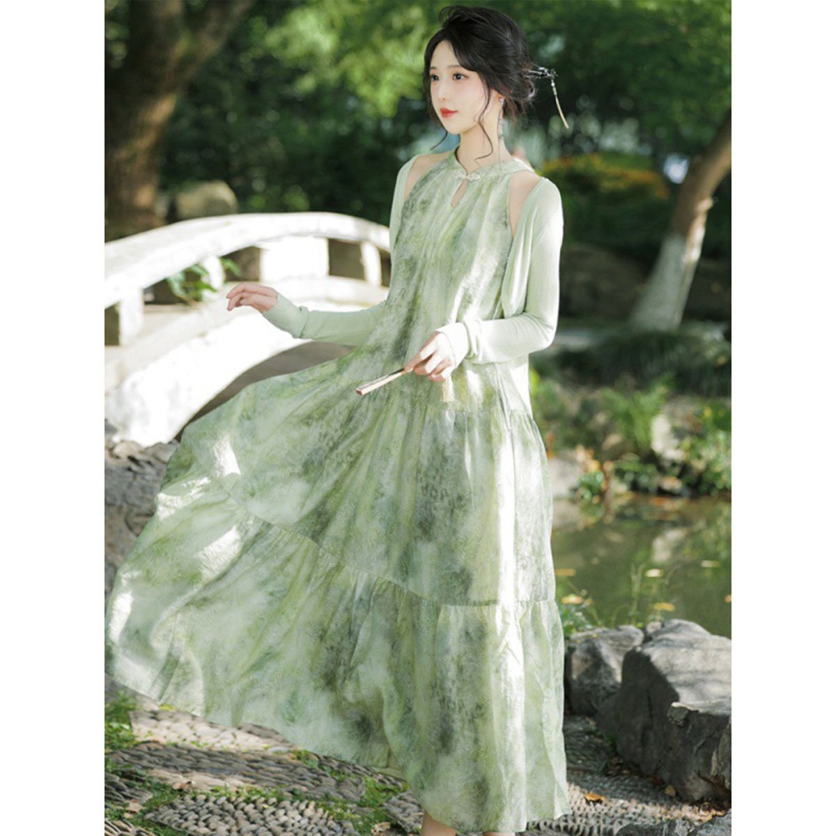 New Chinese Style Long Dress Super Fairy elegant hanfu