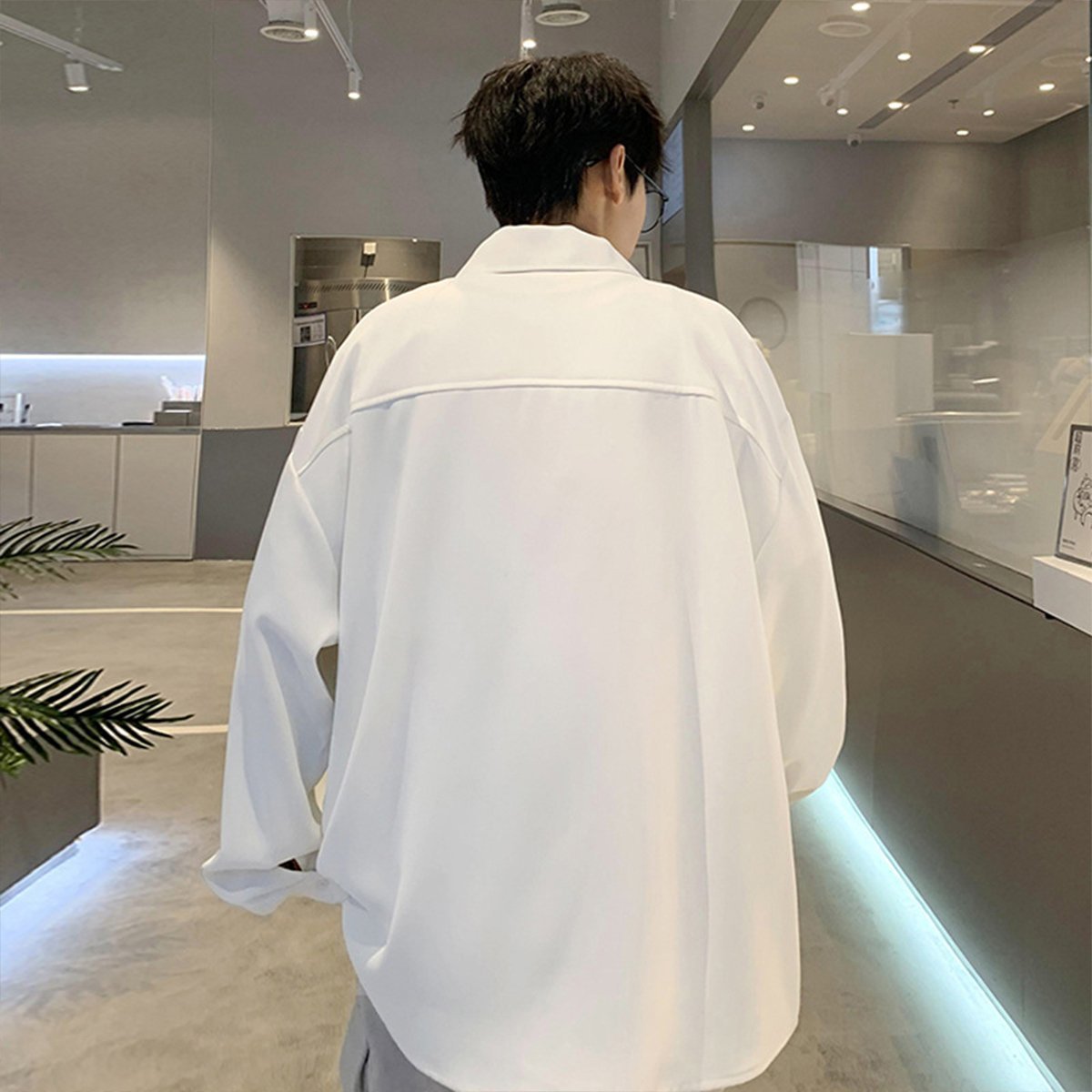 Chinese Bamboo Embroidery Shirt Mens Long Sleeve Jacket Spring Outerwear