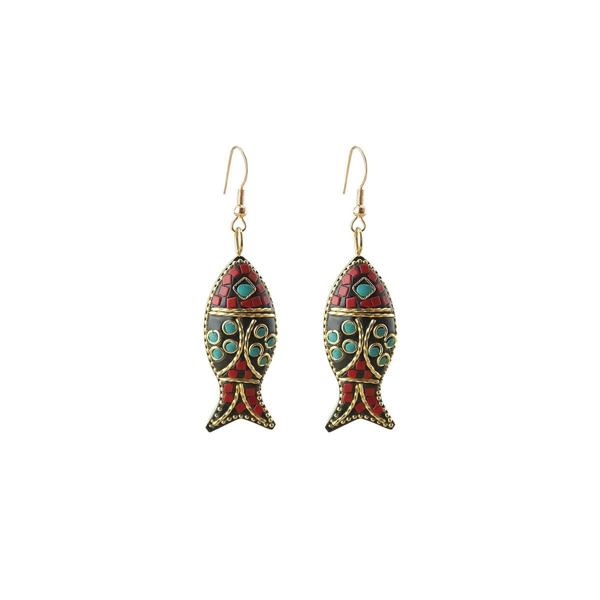 Retro Ethnic Style Earrings Fashion Jewelry for Women Bohemian Accessories Gift