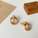 Simple Geometric Knot Earrings Fashion Jewelry for Women Elegant Accessories