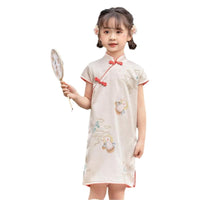 'Jade Rabbit' Girl's Chinese Qipao Dress