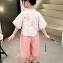 Girls Hanfu Two-Piece Set Traditional Chinese Fashion