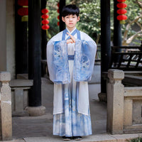 Boys' Light Blue Chinese Costume