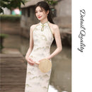 Women's Chinese Halter Neck Qipao