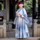 Boys' Light Blue Chinese Costume