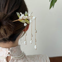 Chinese Style Lily of the Valley Fringe Hairpin Hanfu Headdress Accessories