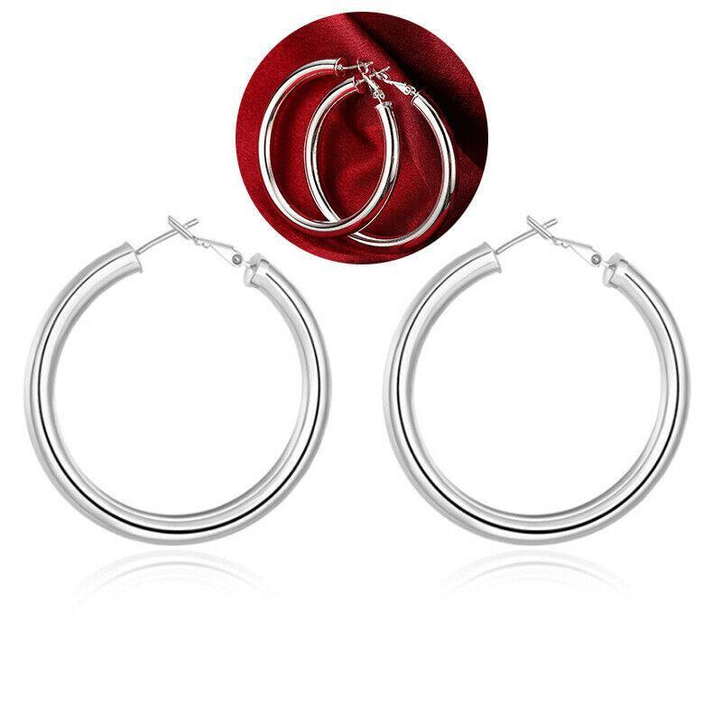 Classic Round Hoop Earrings