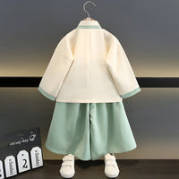 Boys Hanfu Two Piece Set Traditional Chinese Outfit