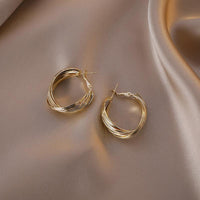 Chic 925 Sterling Silver Large Hoop Earrings for Women