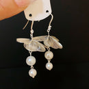 Floral Earring Hooks Mori Style Tie Earrings Fashion Jewelry for Women Girls