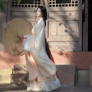 Soft beige Traditional Chinese Clothing Hanfu Set