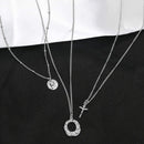 Retro Elegant Necklace Multi-layer Metal Chain Necklace Stacked Clavicle Chain