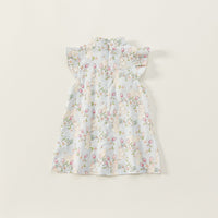 Charming Girls' Floral Cheongsam Dress