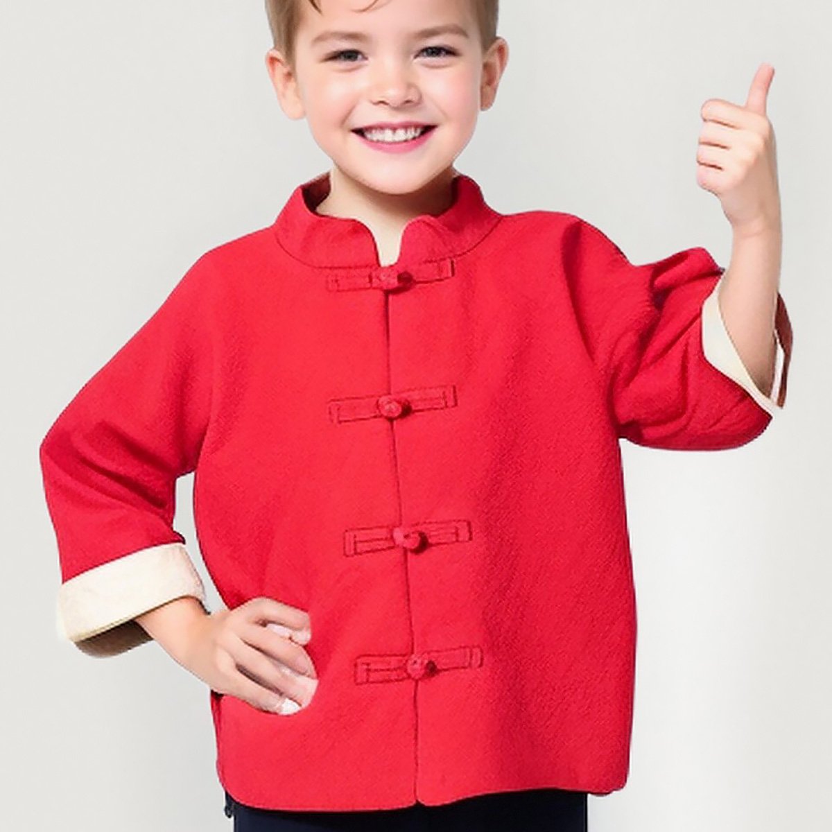 Boys' Tang Suit Tops