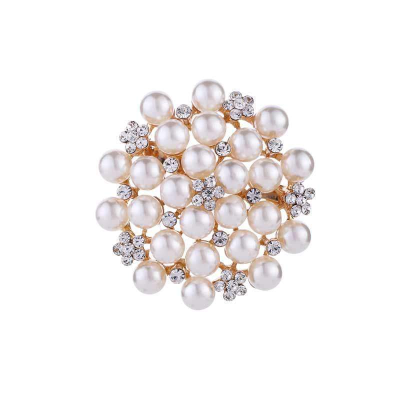 Pearl Flower Brooch