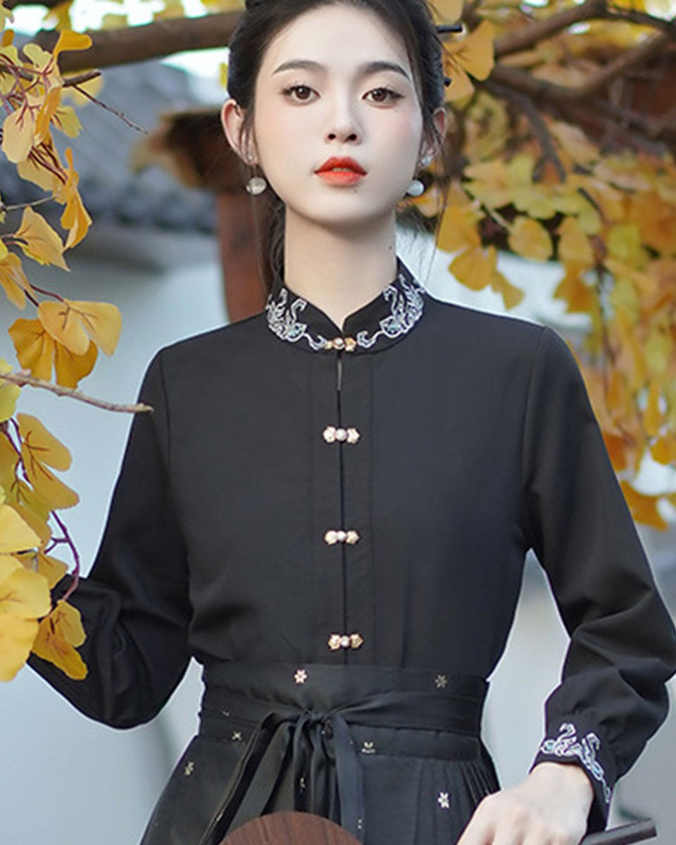 New Chinese Style 2024 Spring New Style Women's Shirt