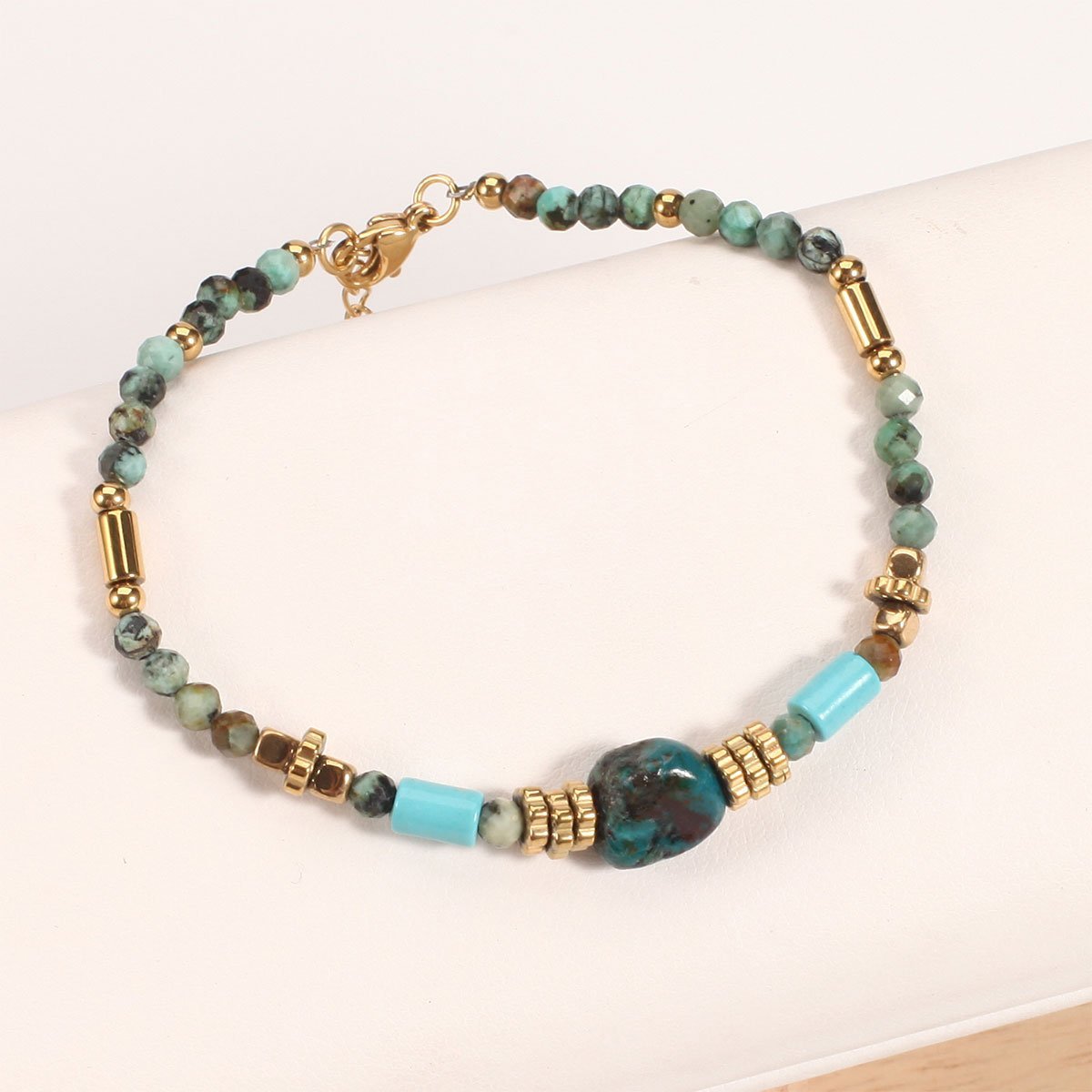 Bohemian Vintage Turquoise Bracelet Women Fashion Jewelry Beaded Gift