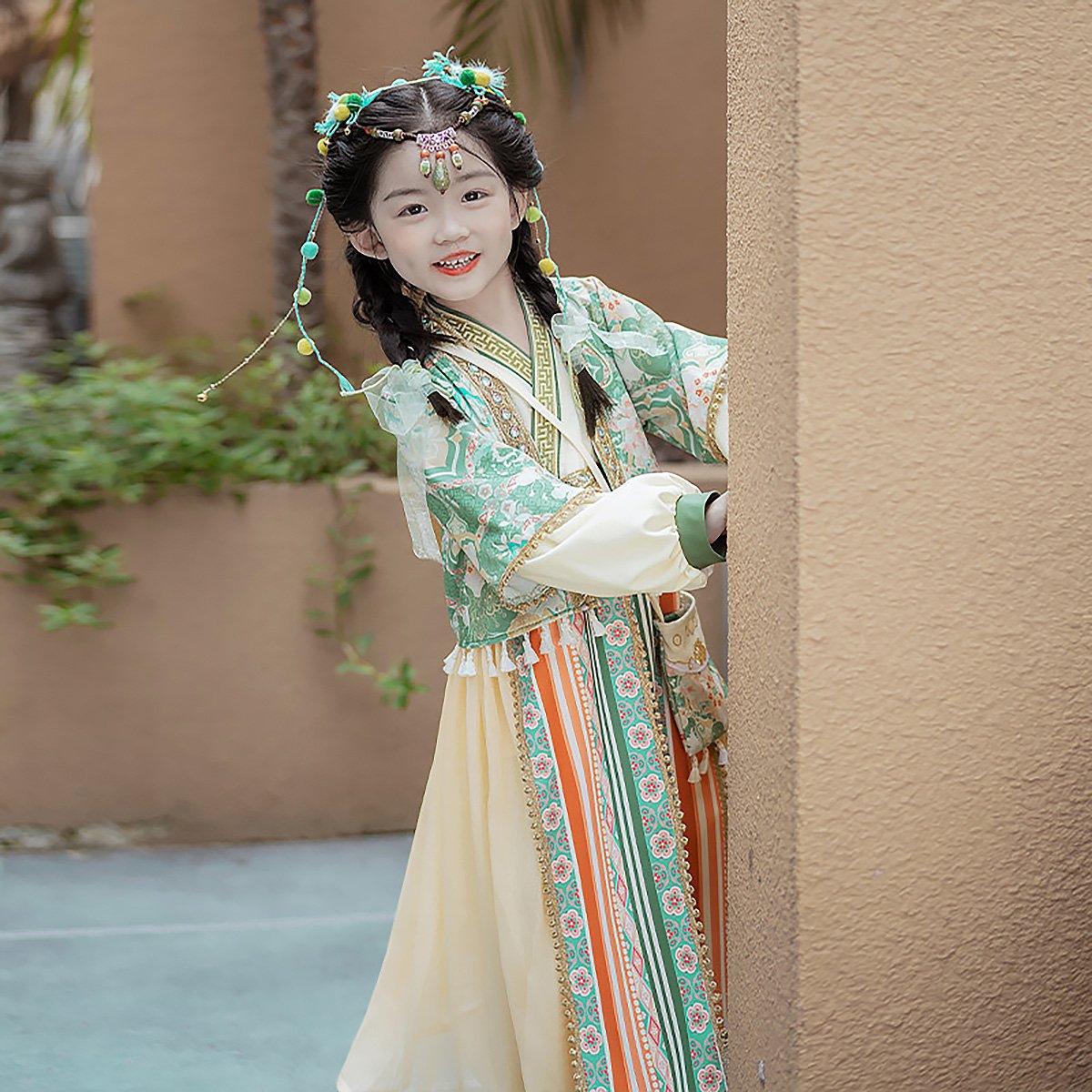 Girls Ethnic Dress Hanfu Ethnic Wear