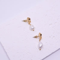 Elegant Baroque Earrings French Simple Fashion Jewelry for Women