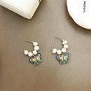 Chinese Butterfly Earrings Retro Jewelry Fashion Vintage Style Earrings