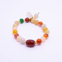 Retro Chinese Style Gourd and Peanut Bracelet for Women Fashion Jewelry Gift