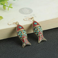 Retro Ethnic Style Earrings Fashion Jewelry for Women Bohemian Accessories Gift