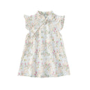 Charming Girls' Floral Cheongsam Dress