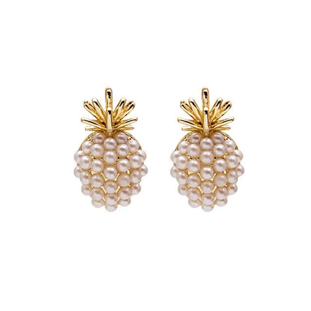 Pearl Pineapple Earrings