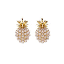 Pearl Pineapple Earrings