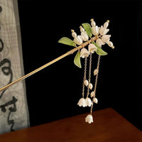 Chinese Style Lily of the Valley Fringe Hairpin Hanfu Headdress Accessories