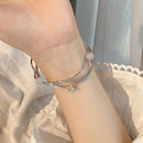 Women Fishtail Bracelet Chain Twisted Cuff Bracelet Bangle Adjustable Bracelets