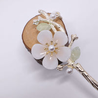 Chinese Style Flower Hairpin Fringe Headdress Hanfu Accessories Women