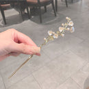 Pearl Flower Vine Hairpin Golden Chinese Style Bridal Hair Accessories