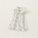 Charming Girls' Floral Cheongsam Dress