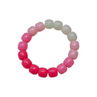 Lucky Gradient Beads Bracelet Elastic Couple Women Friends Gift Fashion