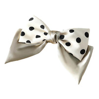 Polka Dot Bow Hair Clips